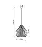 Sollux Lampa wisząca APRILLA SL.0639 Sollux Lampa wisząca APRILLA SL.0639