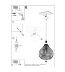 Sollux Lampa wisząca APRILLA SL.0639 Sollux Lampa wisząca APRILLA SL.0639
