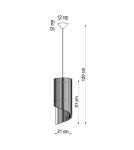 Lampy wiszące - Sollux Lampa wisząca ALEXIA SL.0640 - product 4