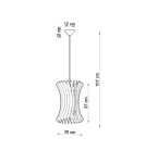 Sollux Lampa wisząca ORIANA SL.0642 Sollux Lampa wisząca ORIANA SL.0642