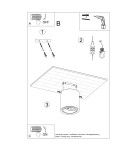 Lampy sufitowe - Sollux Plafon CULLO 140 beton  SL.0645 - product 5