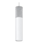 Sollux Lampa wisząca BORGIO 1 biały  SL.0647 Sollux Lampa wisząca BORGIO 1 biały  SL.0647