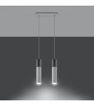 Sollux Lampa wisząca BORGIO 2 biały SL.0648 Sollux Lampa wisząca BORGIO 2 biały SL.0648