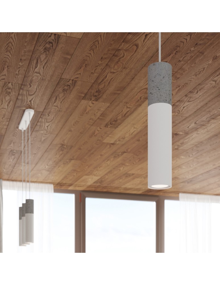Sollux Lampa wisząca BORGIO 2 biały SL.0648 Sollux Lampa wisząca BORGIO 2 biały SL.0648