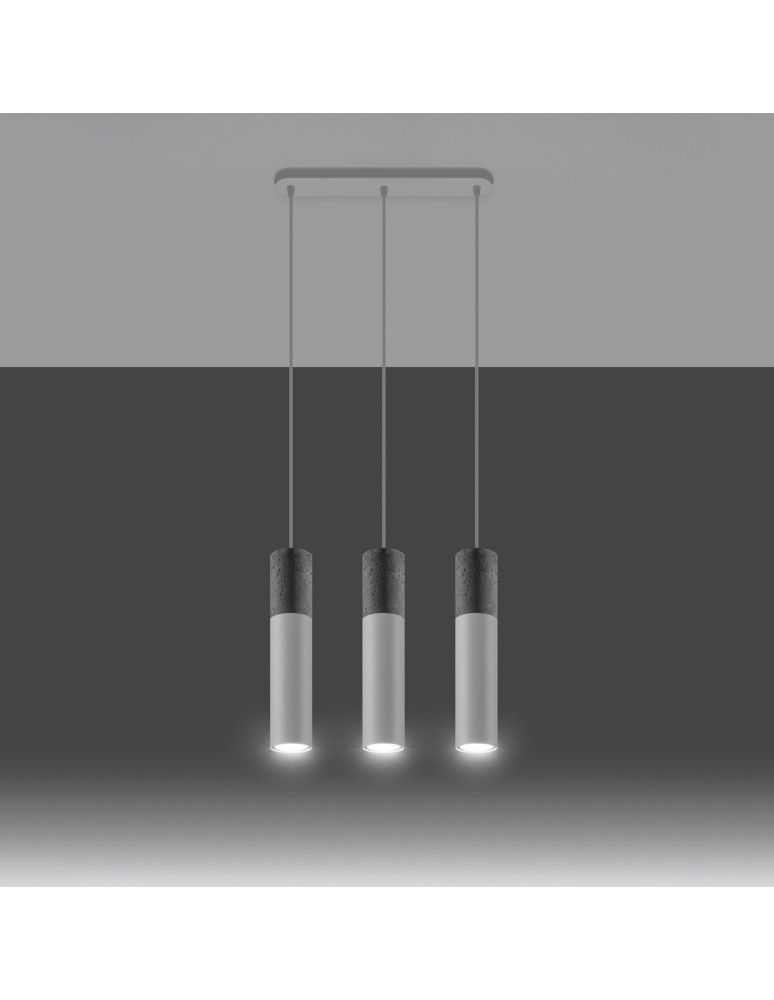 Sollux Lampa wisząca BORGIO 3L biały SL.0649 Sollux Lampa wisząca BORGIO 3L biały SL.0649