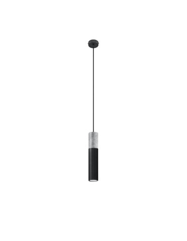 Sollux Lampa wisząca BORGIO 1 czarny SL.0650