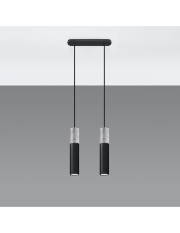 Sollux Lampa wisząca BORGIO 2 czarny SL.0651 - produkt 2