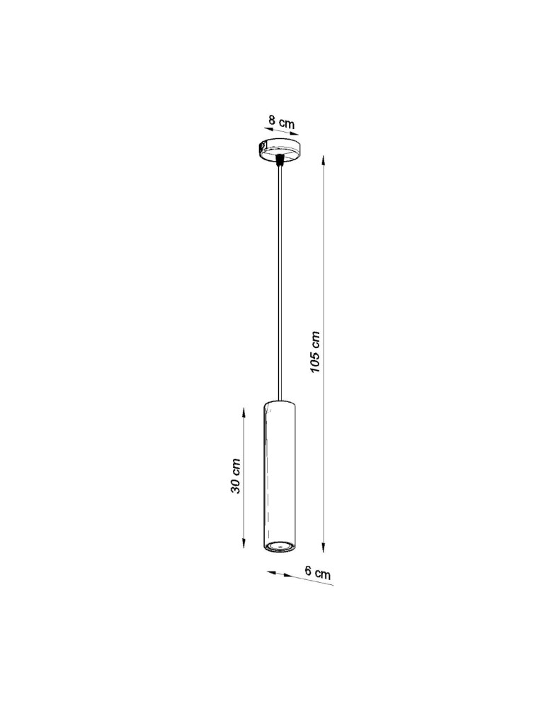 Sollux Lampa wisząca LUVO 1 SL.0653 Sollux Lampa wisząca LUVO 1 SL.0653