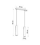 Sollux Lampa wisząca LUVO 2 SL.0654 Sollux Lampa wisząca LUVO 2 SL.0654