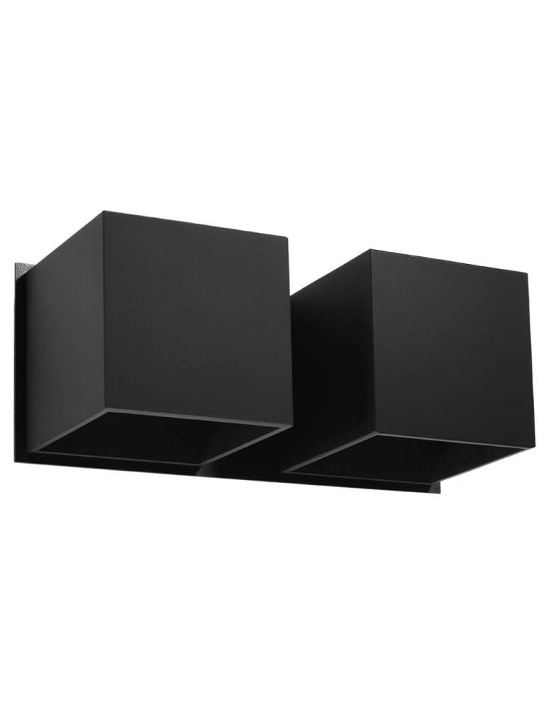 Sollux Kinkiet QUAD 2 czarny SL.0657 Sollux Kinkiet QUAD 2 czarny SL.0657