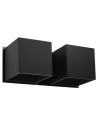 Sollux Kinkiet QUAD 2 czarny SL.0657