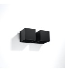 Sollux Kinkiet QUAD 2 czarny SL.0657 Sollux Kinkiet QUAD 2 czarny SL.0657