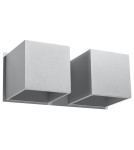 Sollux Kinkiet QUAD 2 szary SL.0658 Sollux Kinkiet QUAD 2 szary SL.0658