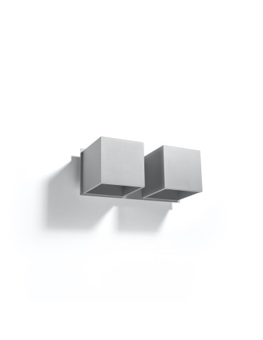 Sollux Kinkiet QUAD 2 szary SL.0658 - produkt 2