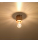 Sollux Plafon SALGADO naturalne drewno SL.0672 Sollux Plafon SALGADO naturalne drewno SL.0672
