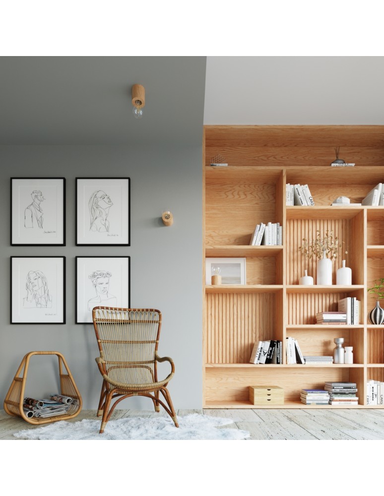 Sollux Kinkiet SALGADO naturalne drewno SL.0673