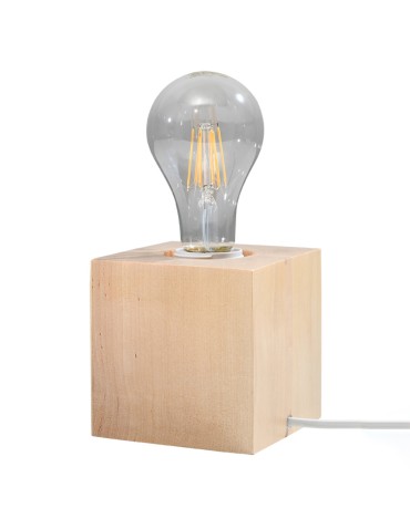 Sollux Lampa biurkowa ARIZ naturalne drewno SL.0677