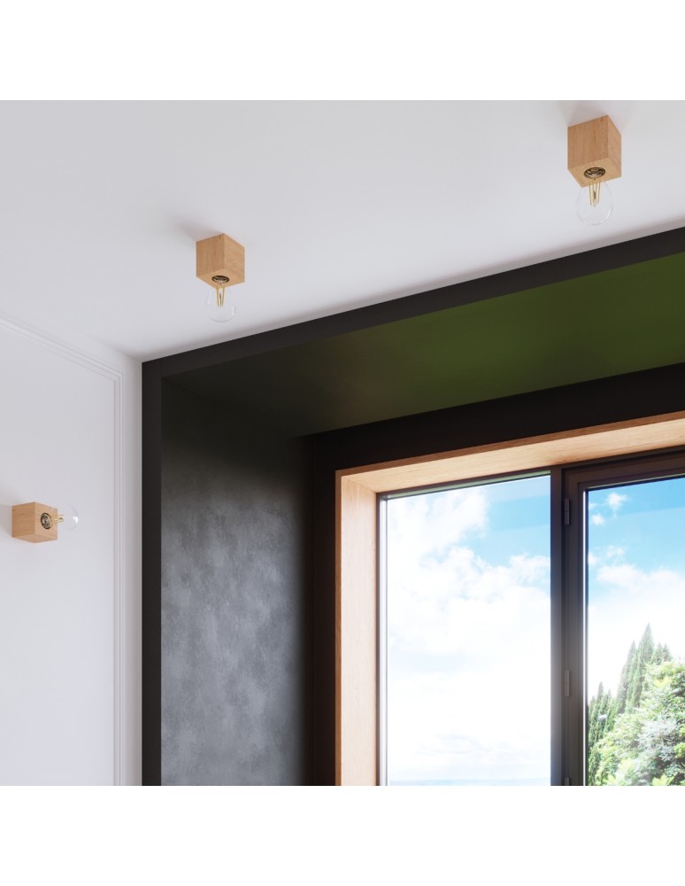 Sollux Lampa biurkowa ARIZ naturalne drewno SL.0677 Sollux Lampa biurkowa ARIZ naturalne drewno SL.0677