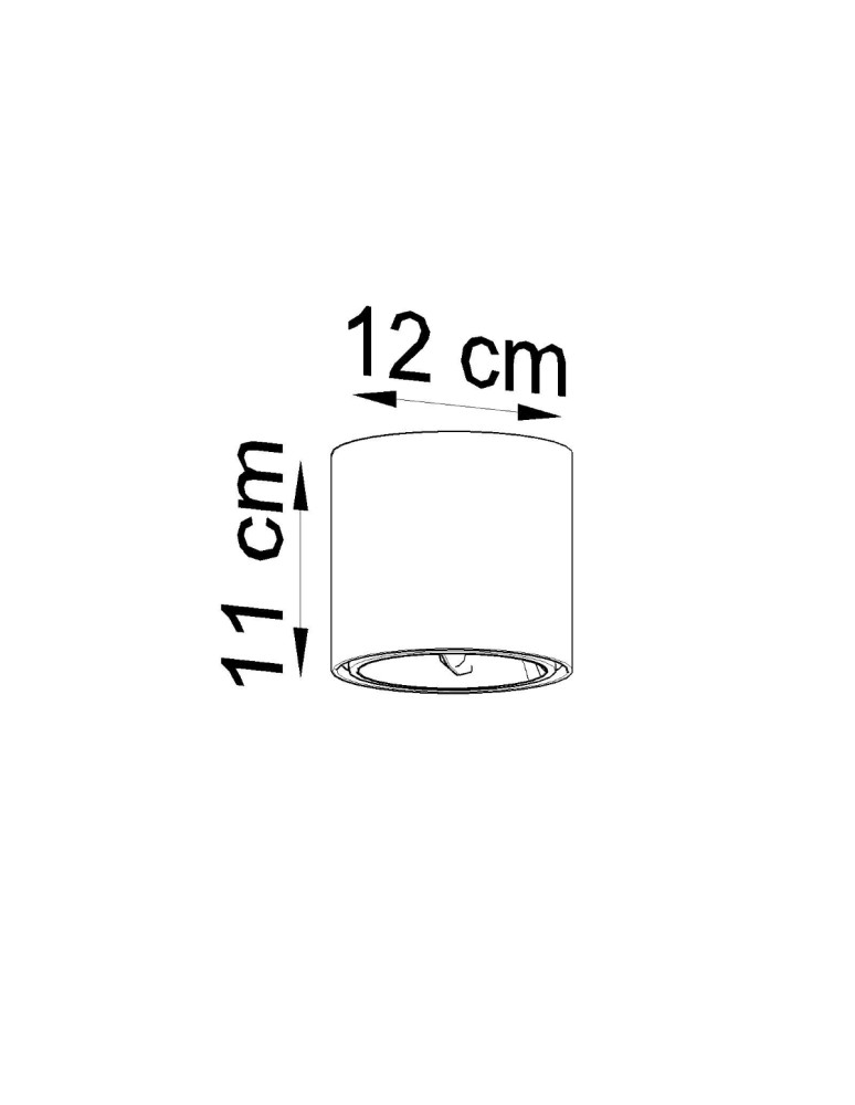 Sollux Plafon TIUBE biały SL.0695