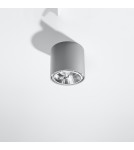 Lampy sufitowe - Sollux Plafon TIUBE szary SL.0696 - product 2