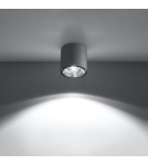 Lampy sufitowe - Sollux Plafon TIUBE szary SL.0696 - product 3