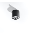 Sollux Plafon TIUBE czarny SL.0697 Sollux Plafon TIUBE czarny SL.0697