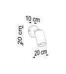 Sollux Kinkiet BERG naturalne drewno SL.0701 Sollux Kinkiet BERG naturalne drewno SL.0701