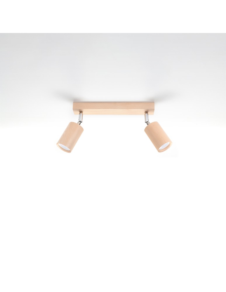 Sollux Plafon BERG 2 naturalne drewno SL.0702 Sollux Plafon BERG 2 naturalne drewno SL.0702