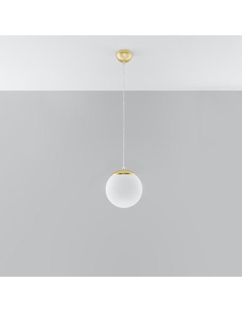 Sollux Lampa wisząca UGO 20 złota SL.0715 Sollux Lampa wisząca UGO 20 złota SL.0715