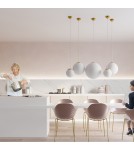 Sollux Lampa wisząca UGO 20 złota SL.0715 Sollux Lampa wisząca UGO 20 złota SL.0715