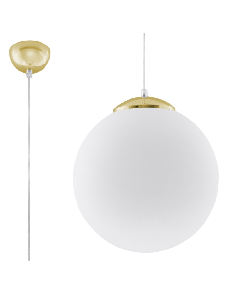 Sollux Lampa wisząca UGO 30 złota SL.0716 Sollux Lampa wisząca UGO 30 złota SL.0716