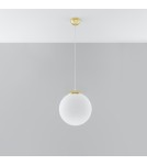 Sollux Lampa wisząca UGO 30 złota SL.0716 Sollux Lampa wisząca UGO 30 złota SL.0716