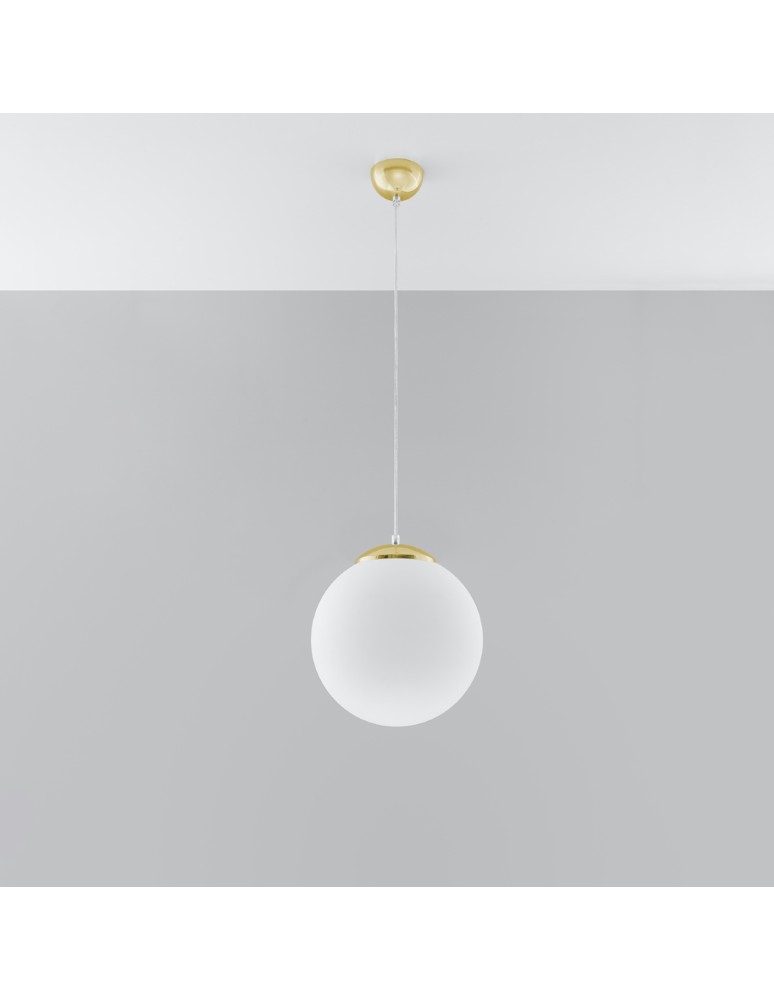 Sollux Lampa wisząca UGO 30 złota SL.0716 Sollux Lampa wisząca UGO 30 złota SL.0716