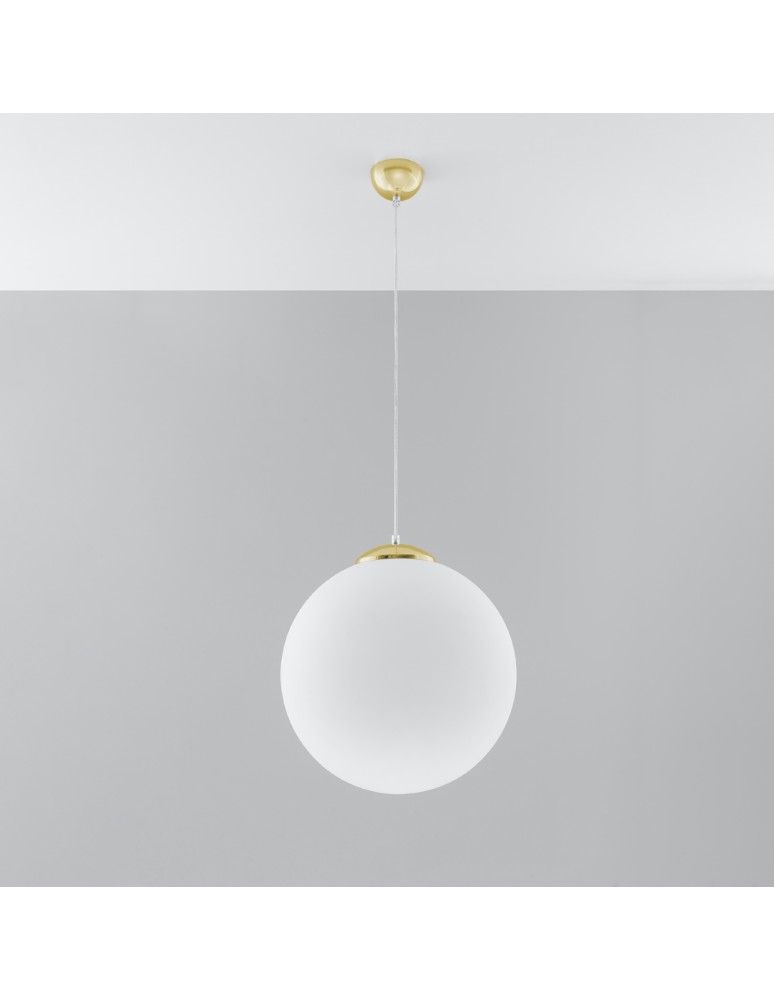 Sollux Lampa wisząca UGO 40 złota SL.0717 Sollux Lampa wisząca UGO 40 złota SL.0717
