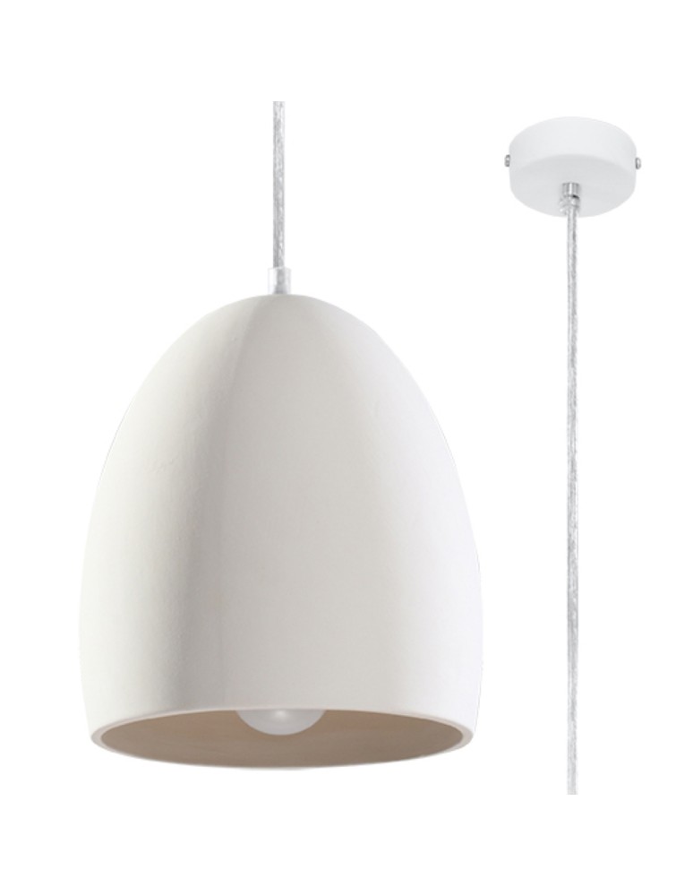 Sollux Lampa wisząca ceramiczna FLAWIUSZ SL.0848 Sollux Lampa wisząca ceramiczna FLAWIUSZ SL.0848