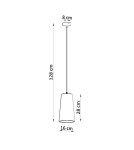 Sollux Lampa wisząca ceramiczna GULCAN SL.0849 Sollux Lampa wisząca ceramiczna GULCAN SL.0849