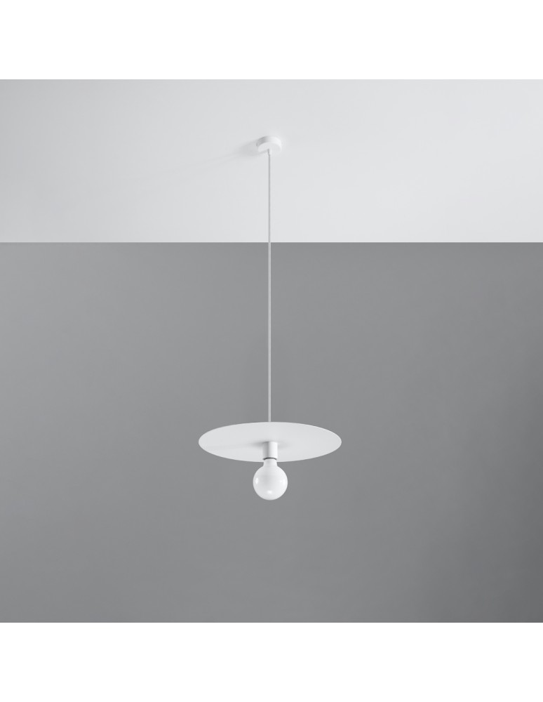 Sollux Lampa wisząca FLAVIO biała SL.0852 Sollux Lampa wisząca FLAVIO biała SL.0852