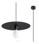 Sollux Lampa wisząca FLAVIO czarna SL.0853 Sollux Lampa wisząca FLAVIO czarna SL.0853
