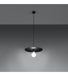 Sollux Lampa wisząca FLAVIO czarna SL.0853 Sollux Lampa wisząca FLAVIO czarna SL.0853