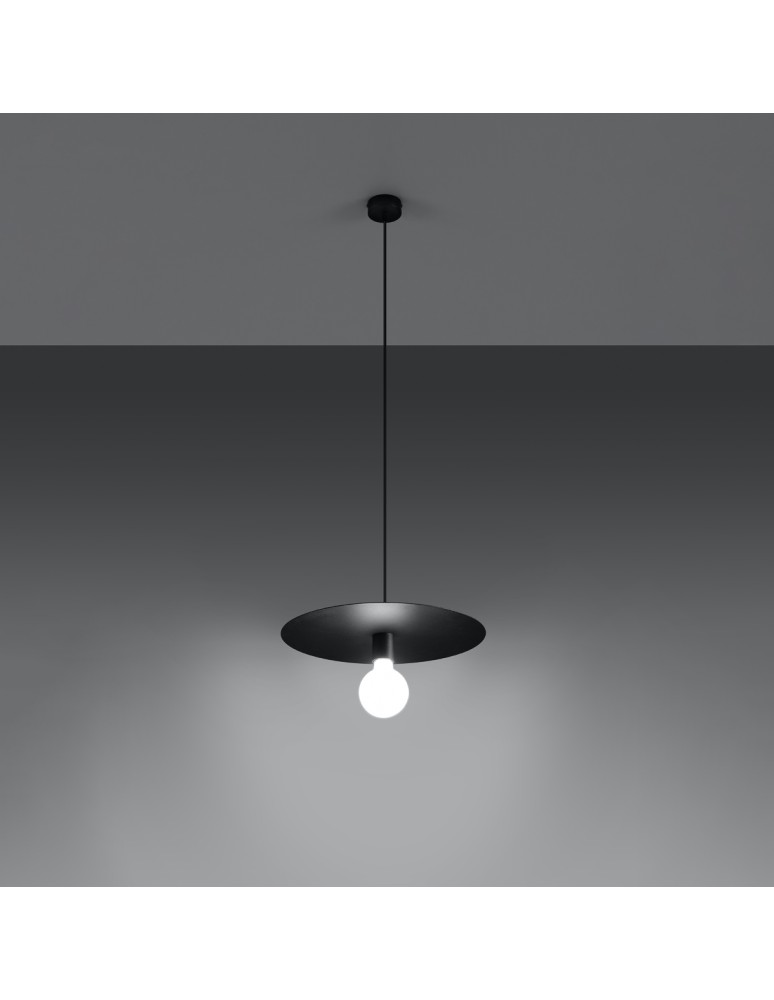 Sollux Lampa wisząca FLAVIO czarna SL.0853 Sollux Lampa wisząca FLAVIO czarna SL.0853