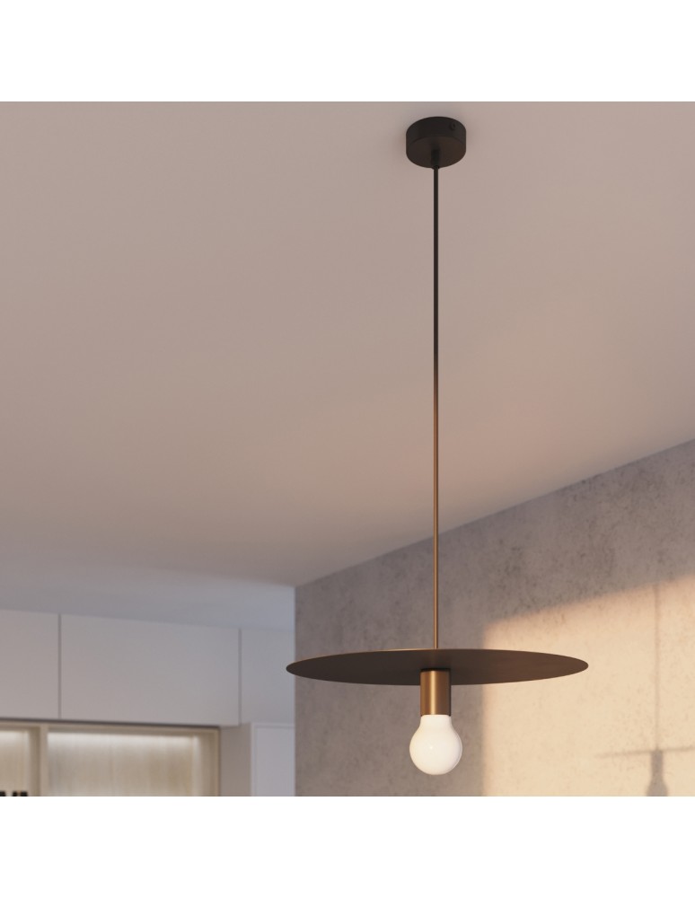 Sollux Lampa wisząca FLAVIO czarna SL.0853 Sollux Lampa wisząca FLAVIO czarna SL.0853