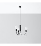 Sollux Żyrandol PICCOLO 3 czarny SL.0856 Sollux Żyrandol PICCOLO 3 czarny SL.0856