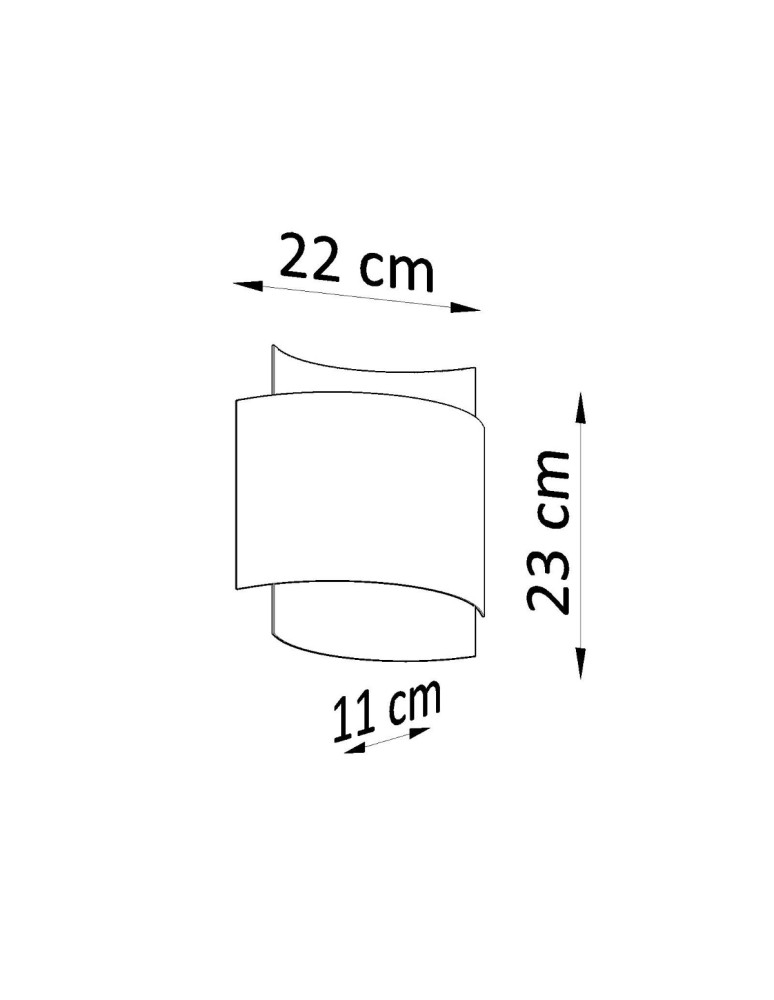 Sollux Kinkiet IMPACT biały SL.0857 Sollux Kinkiet IMPACT biały SL.0857