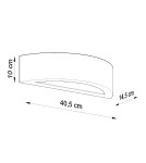 Kinkiety - Sollux Kinkiet ceramiczny ATENA czarny SL.0874 - product 4