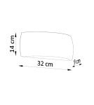 Kinkiety - Sollux Kinkiet ceramiczny PONTIUS szary SL.0875 - product 4