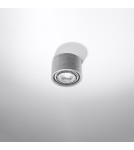 Lampy sufitowe - Sollux Plafon BASIC 1 beton SL.0881 - product 2