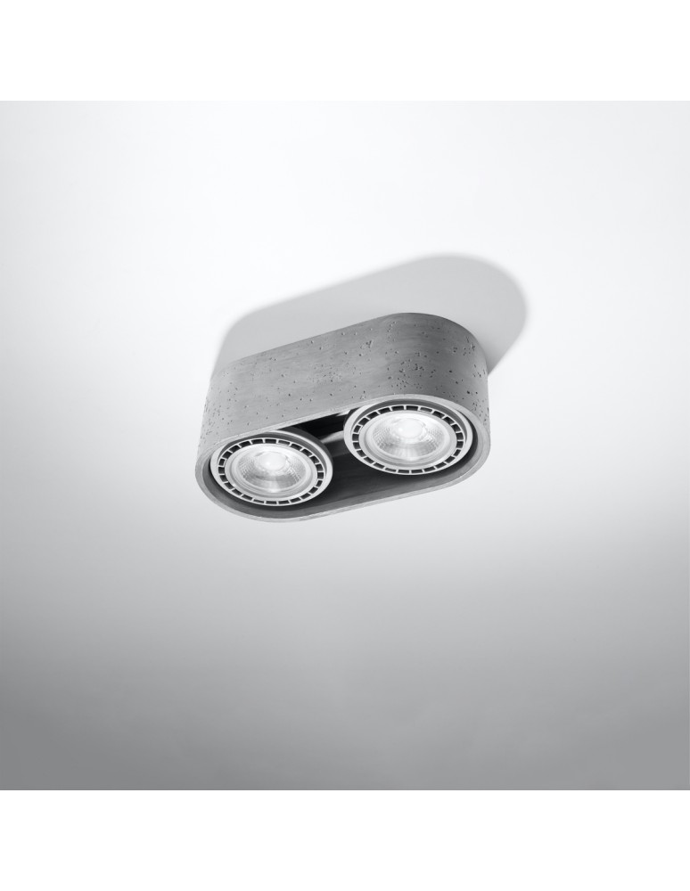 Sollux Plafon BASIC 2 beton SL.0882 Sollux Plafon BASIC 2 beton SL.0882