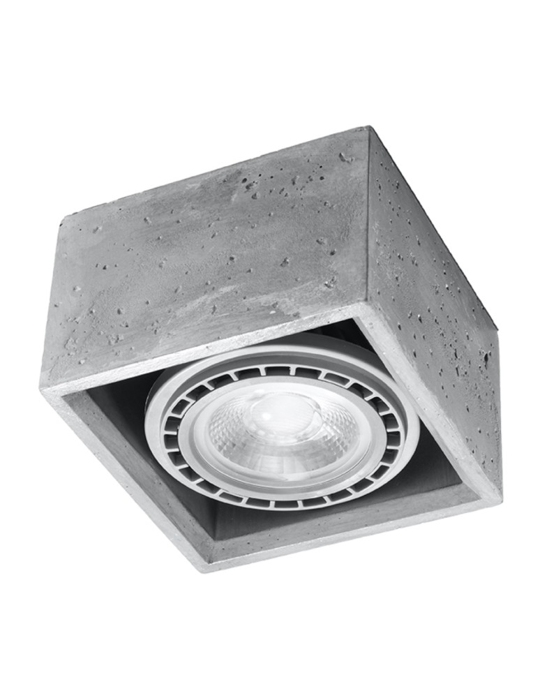 Sollux Plafon QUATRO 1 beton SL.0883 Sollux Plafon QUATRO 1 beton SL.0883