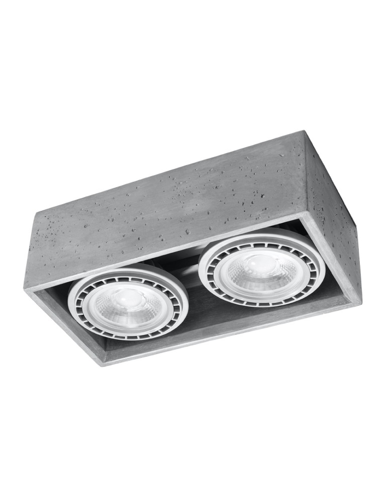 Sollux Plafon QUATRO 2 beton SL.0884 Sollux Plafon QUATRO 2 beton SL.0884