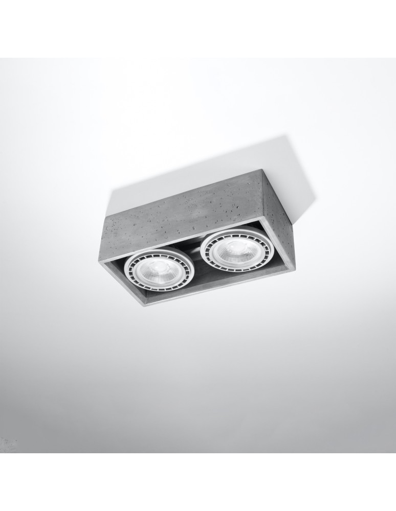 Sollux Plafon QUATRO 2 beton SL.0884 Sollux Plafon QUATRO 2 beton SL.0884